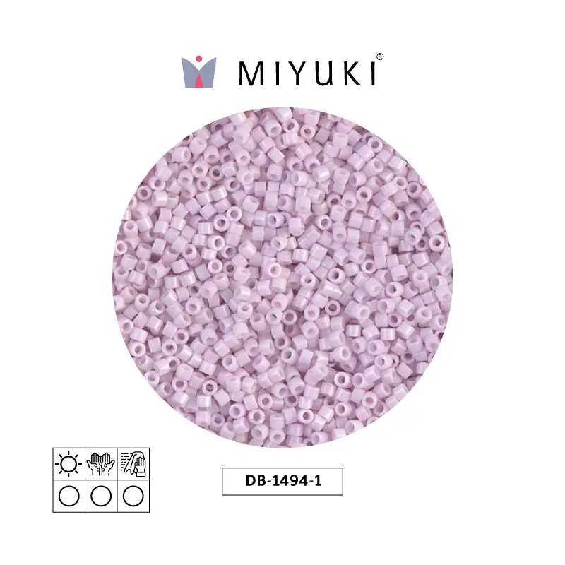 Miyuki delica 11/0 DB1494-1 opaco pálido rosa x 50g