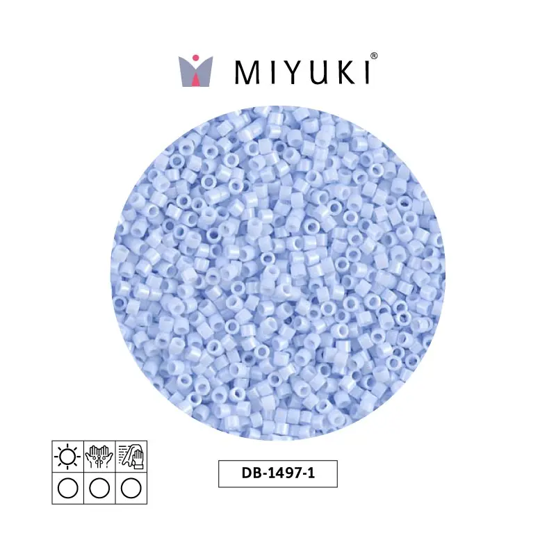 Miyuki delica 11/0 DB1497-1 opaco claro cielo azul x 50g