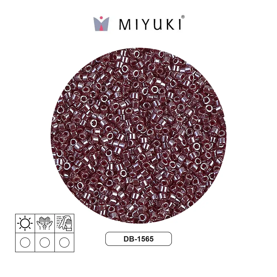 Miyuki delica 11/0 DB1565 opaco currant lusterr x 50g