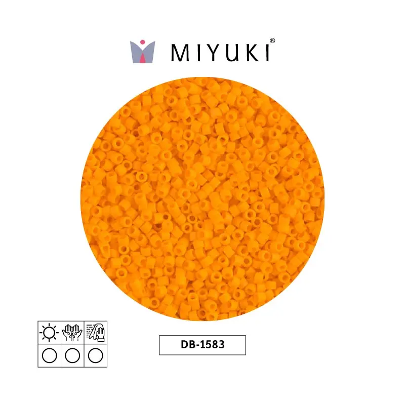Miyuki delica 11/0 DB1583 opaco mate mandarin x 50g