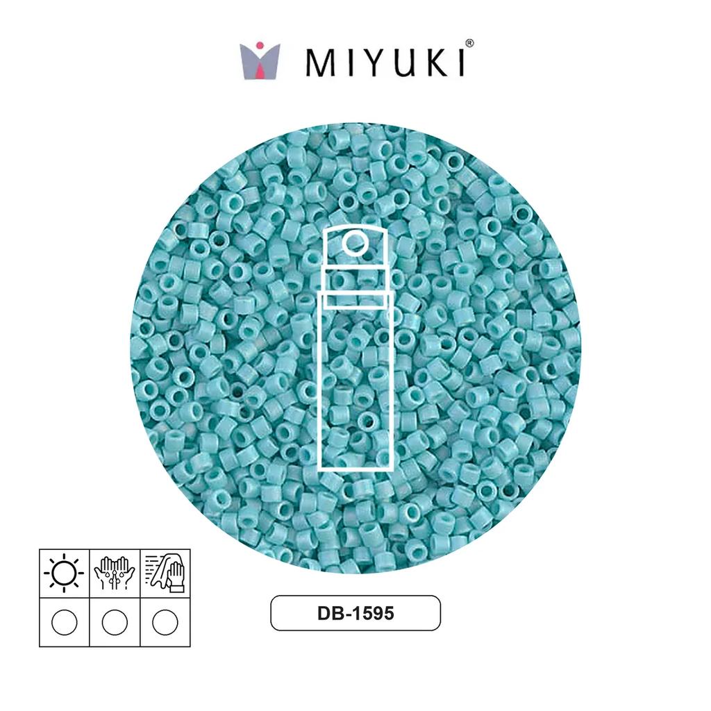 Miyuki delica 11/0 DB1595 mate opaco azul opal AB x 10g
