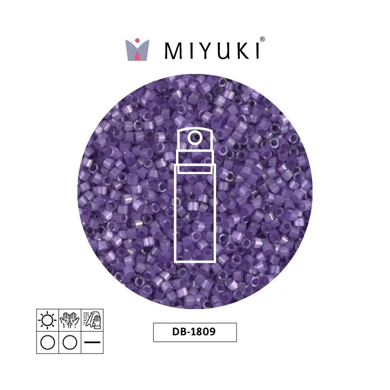 Miyuki delica 11/0 DB1809 lila satinado x 10g