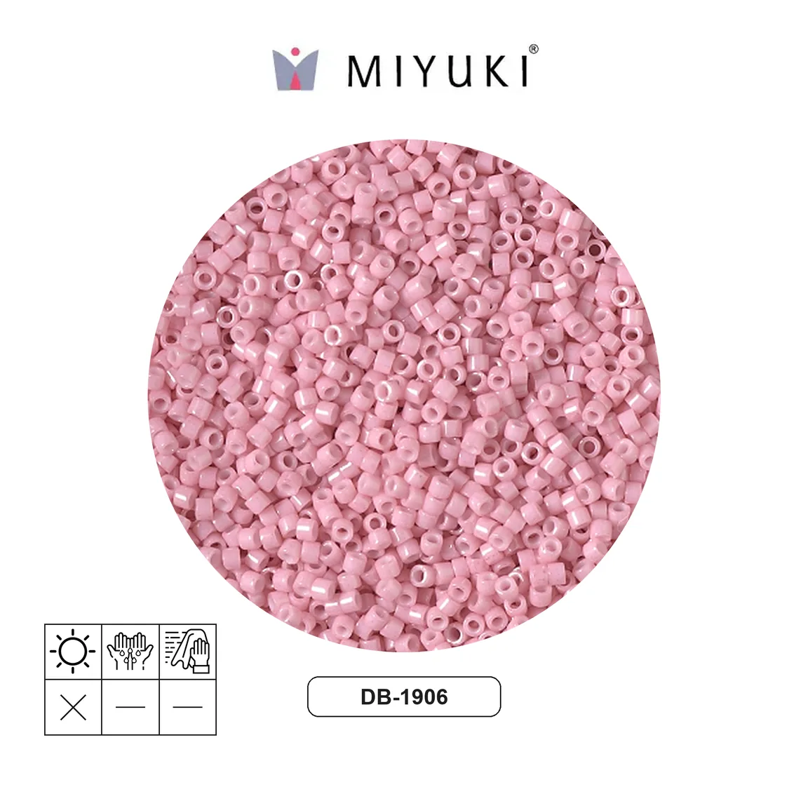Miyuki delica 11/0 DB1906 opaco rosewater x 50g