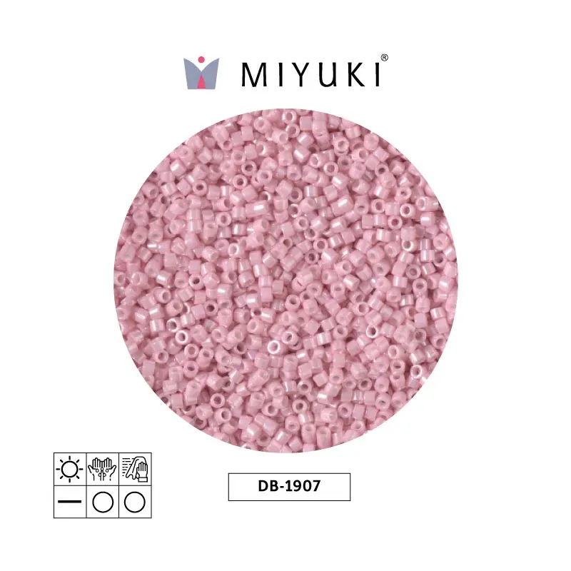 Miyuki delica 11/0 DB1907 rosewater lusterr x 50gr