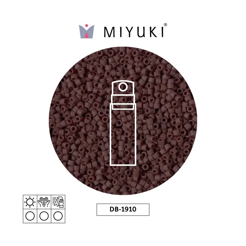 Miyuki delica 11/0 DB1910 opaco espresso x 10g