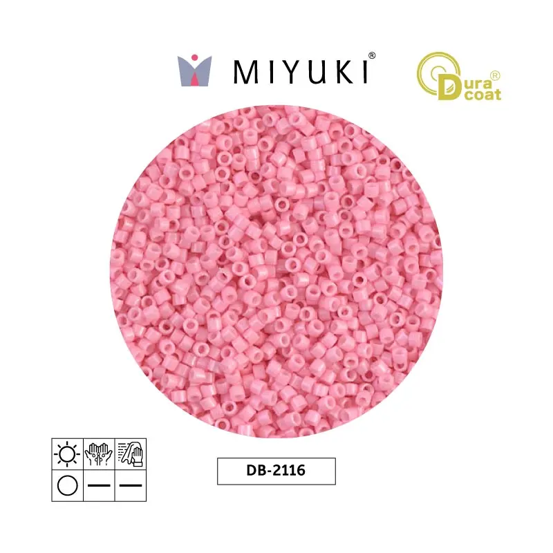 Miyuki delica 11/0 DB2116 opaco claro carnation x 50g