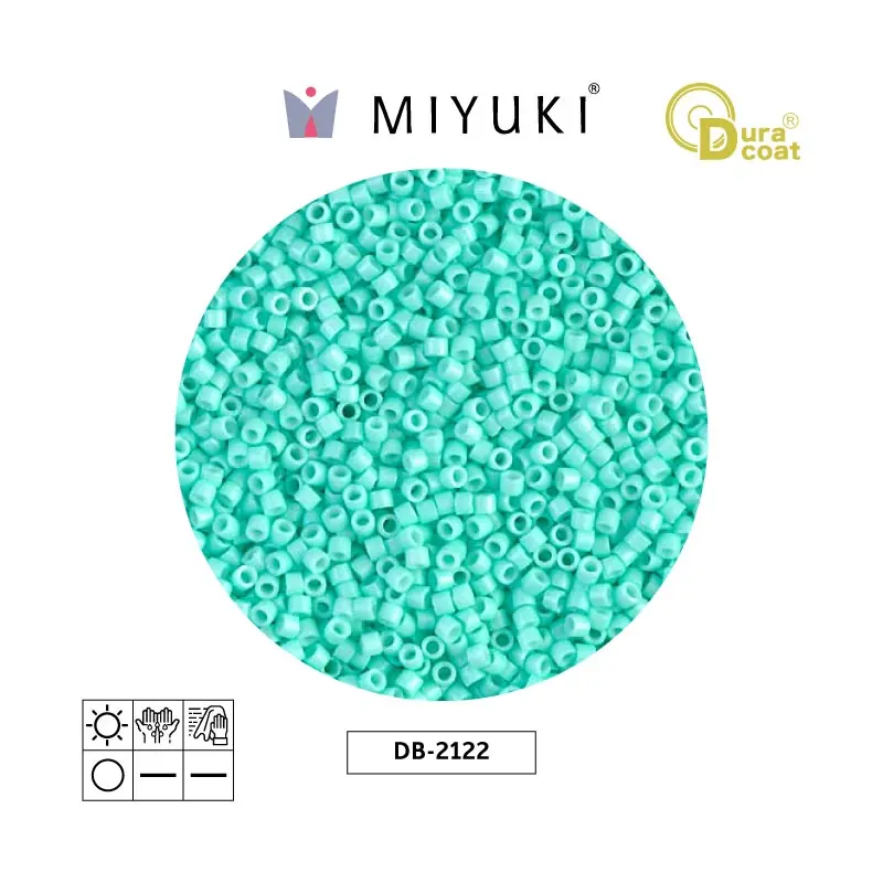 Miyuki delica 11/0 DB2122 opaco catalina x 50g