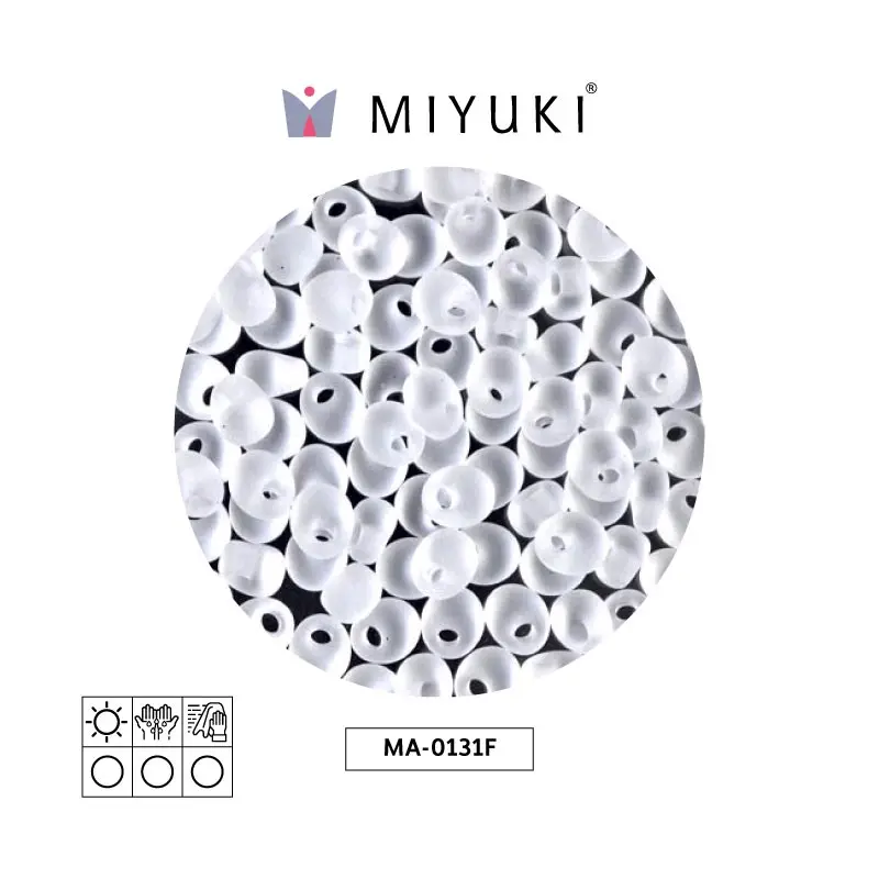 Miyuki magatama 4mm MA0131F mate cristal x 250g