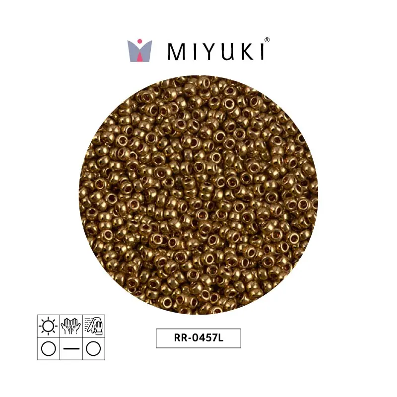 Mostacilla Miyuki rocalla 11/0 RR0457L metalizado muscat x 250g