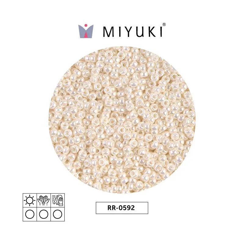 Mostacilla Miyuki rocalla 11/0 RR0592 antique marfil perla Ceylon perlado x 250g