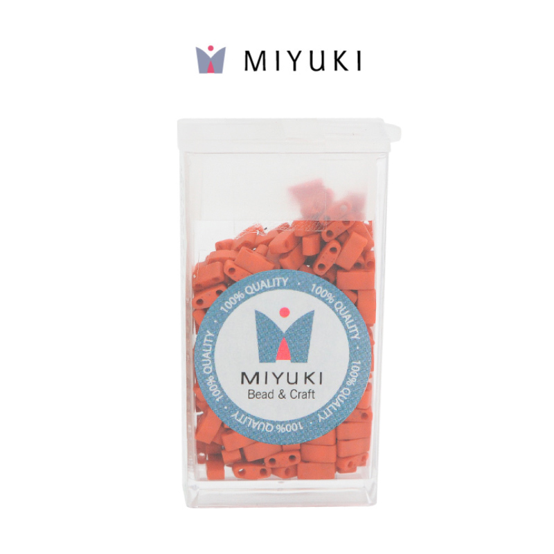 Miyuki half tila HTL2315 mate opaco terra cota x 10G