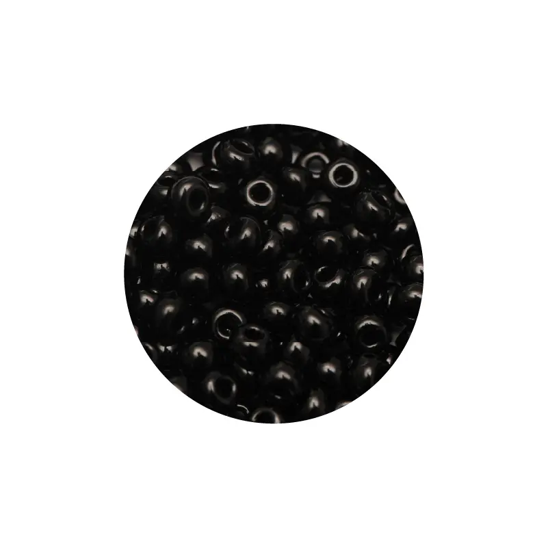 Mostacilla checa preciosa 6/0 4mm 23980 negro x 500g