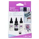 Set de arcilla liquida Sculpey, colores Basicos, 3 x 1 fl oz (29 ml)