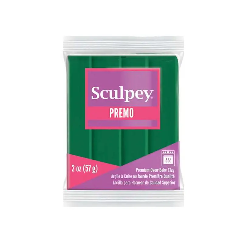 Arcilla polimérica Sculpey Premo Forest Green x 2 onzas (57g)