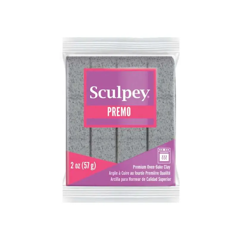 Arcilla polimérica Sculpey Premo Gray Granite x 2 onzas (57g)
