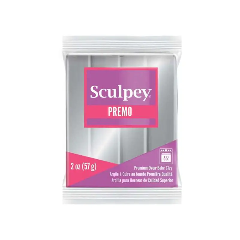 Arcilla polimérica Sculpey Premo Silver x 2 onzas (57g)