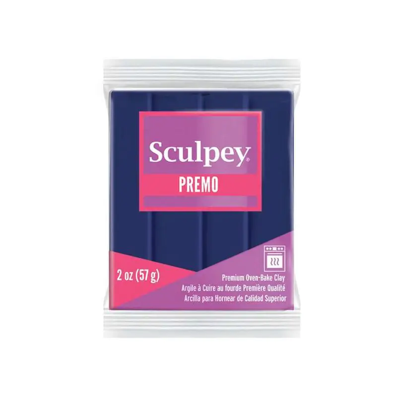 Arcilla polimérica Sculpey Premo Ultramarine Blue Hue x 2 onzas (57g)