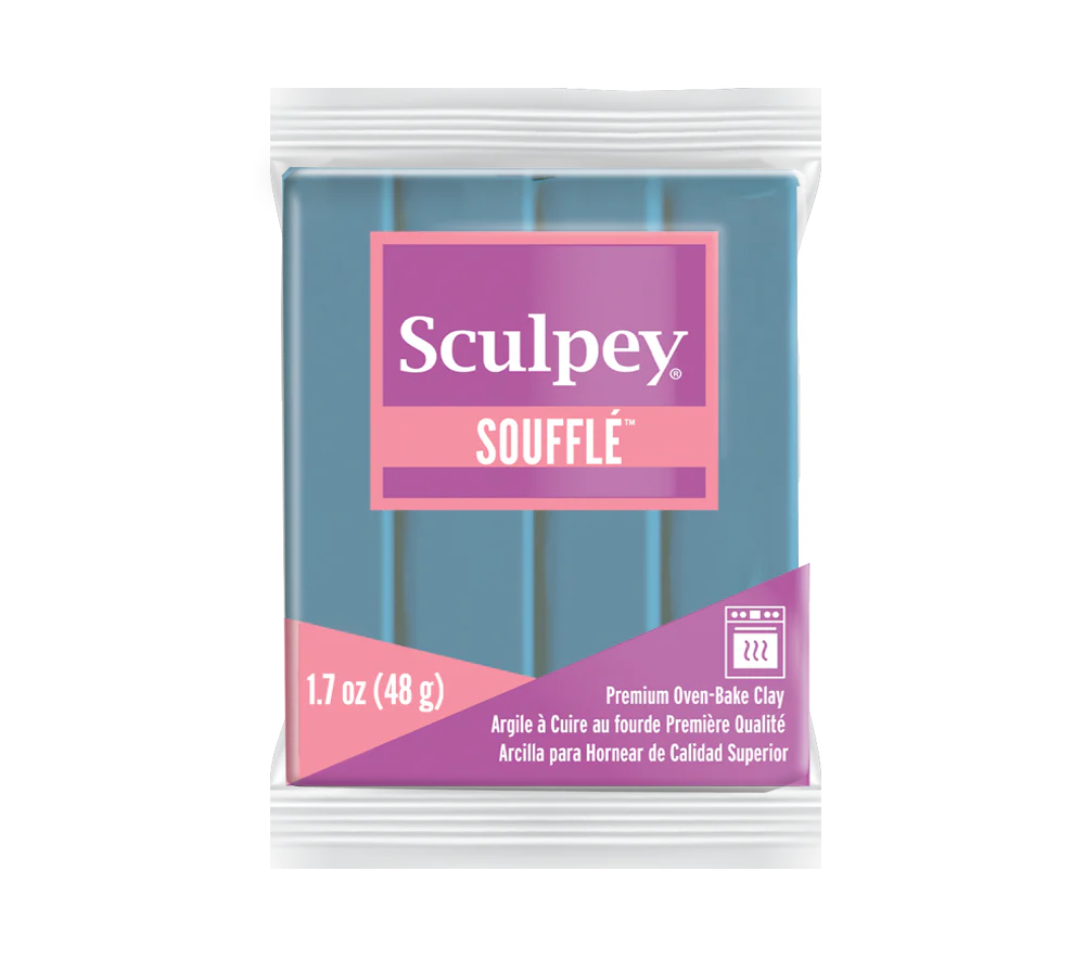 Arcilla polimérica Sculpey Souffle Bluestone  x 1.7 onzas (48.2g)