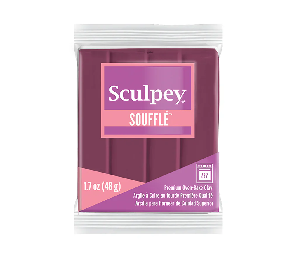 Arcilla polimérica Sculpey Souffle Cabernet x 1.7 onzas (48.2g)