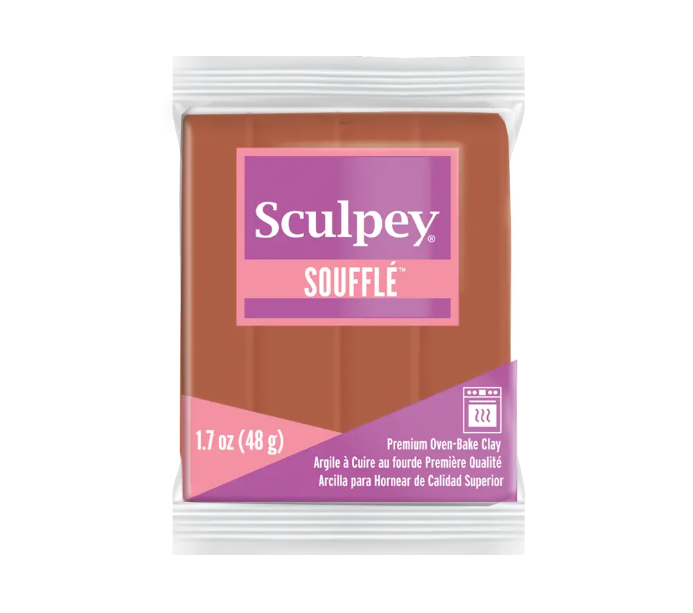 Arcilla polimérica Sculpey Souffle Cinnamon x 1.7 onzas (48.2g)