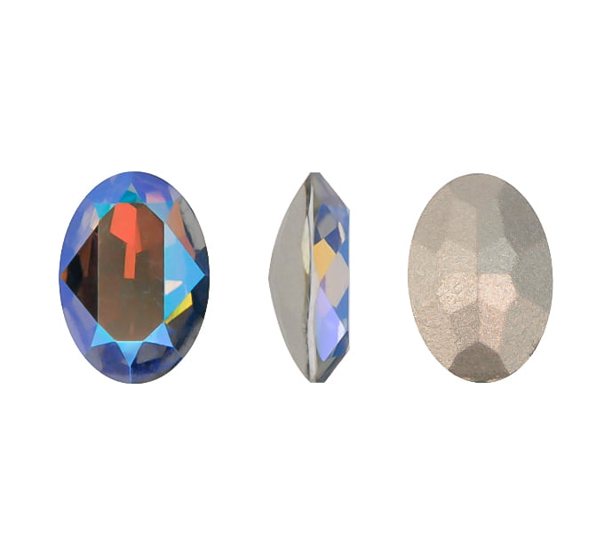 4120CH oval 10x14mm 215SI black diamond x und