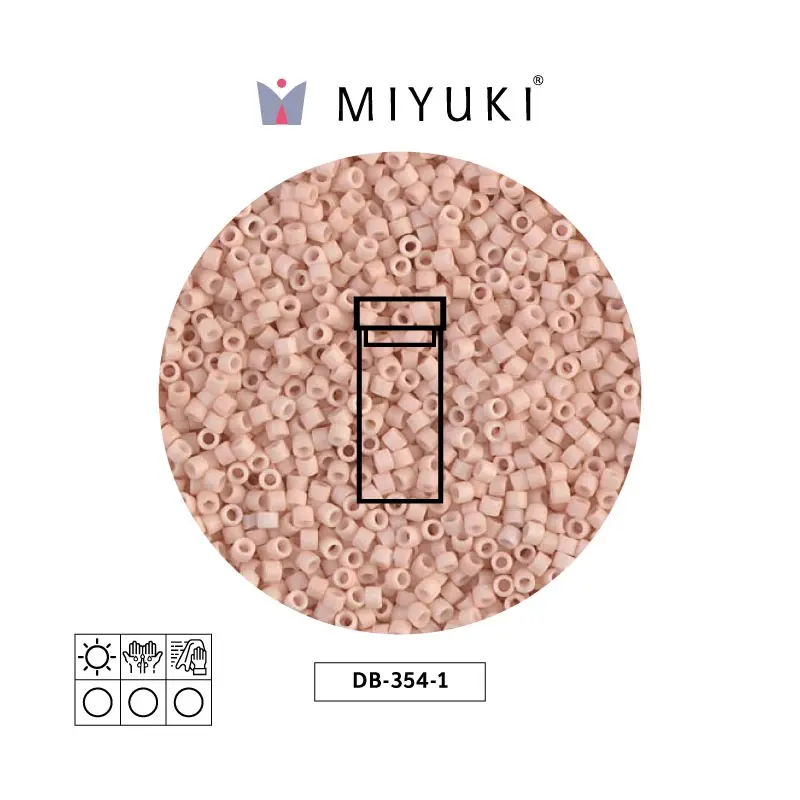 Miyuki delica 11/0 DB0354-1 mate opaco blush x 3g