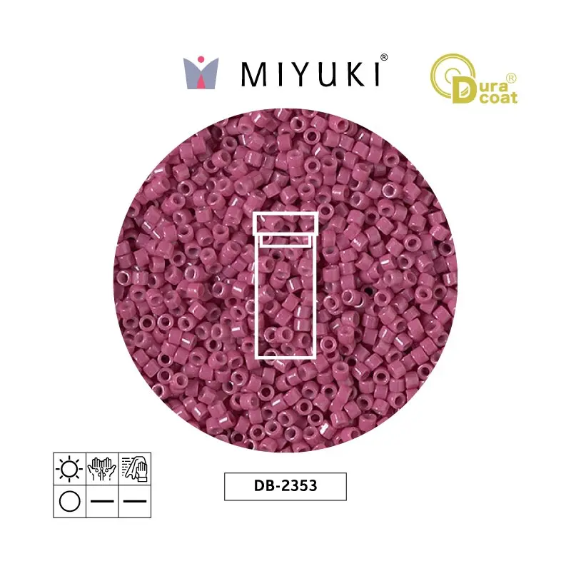Miyuki delica 11/0 DB2353 opaco cherry blossom Duracoat x 3g