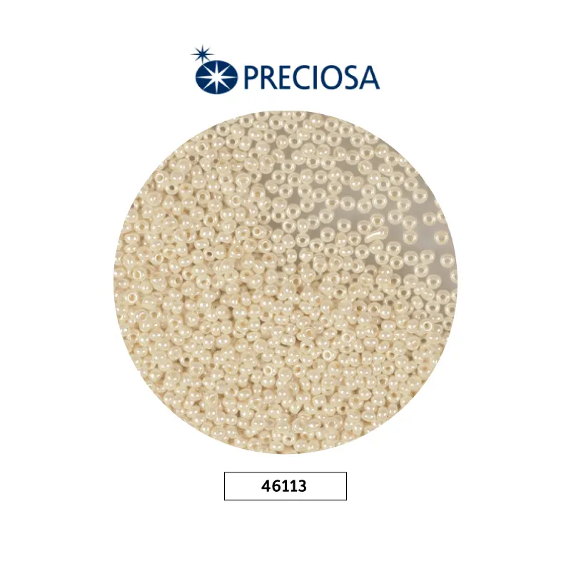 Mostacilla checa preciosa 2mm 46113 beige natural x 500g