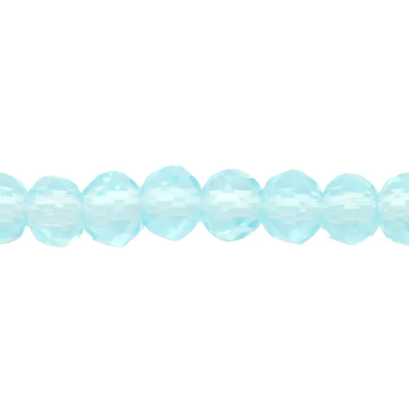 Murano rondela facetada 2mm aquamarine 09 x 145unds