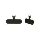 Pestaña de amarre para telefono celular negra x 10 unds
