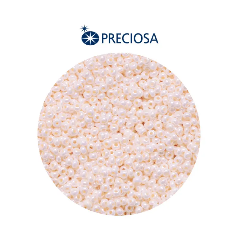 Mostacilla checa preciosa 10/0 2mm 46113 beige natural x 50g