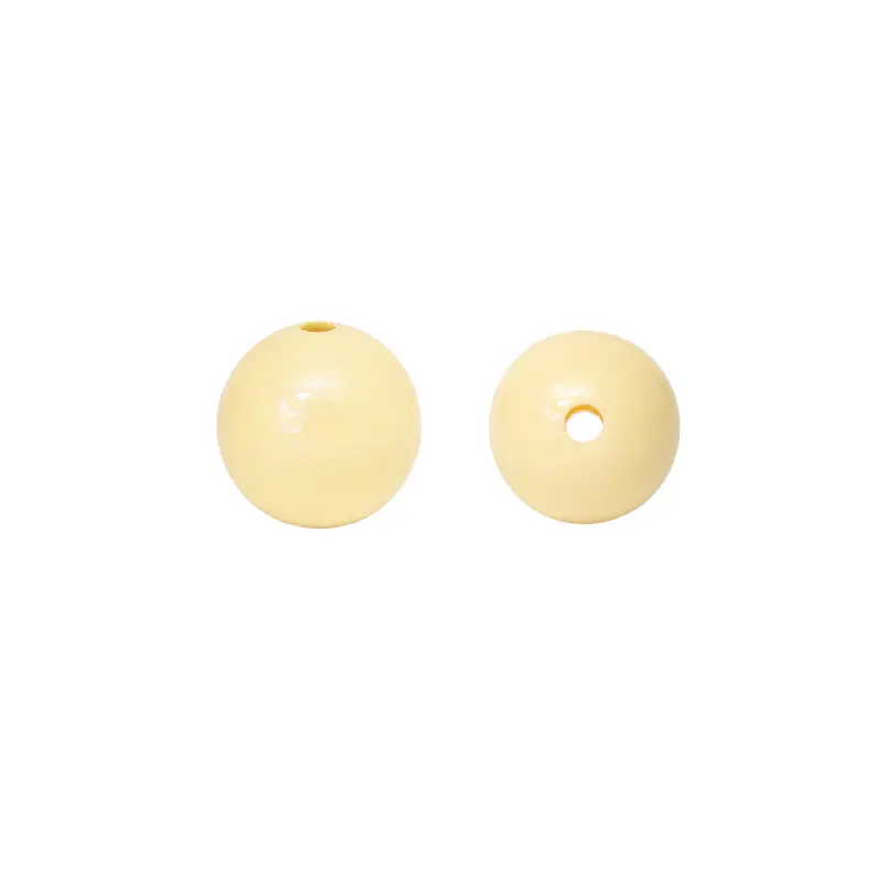 Bola abaco chicle 16mm amarillo pastel x 1/4 lb
