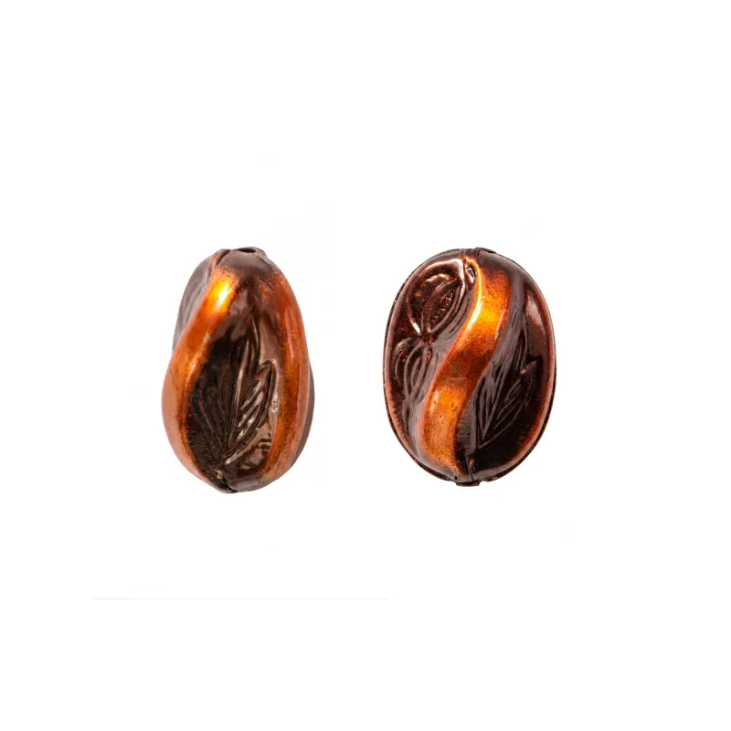 Herraje hindú K2209 separador 22x16mm café x 8 und