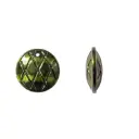 Herraje hindú K2204 redondo 25mm verde x 8 und