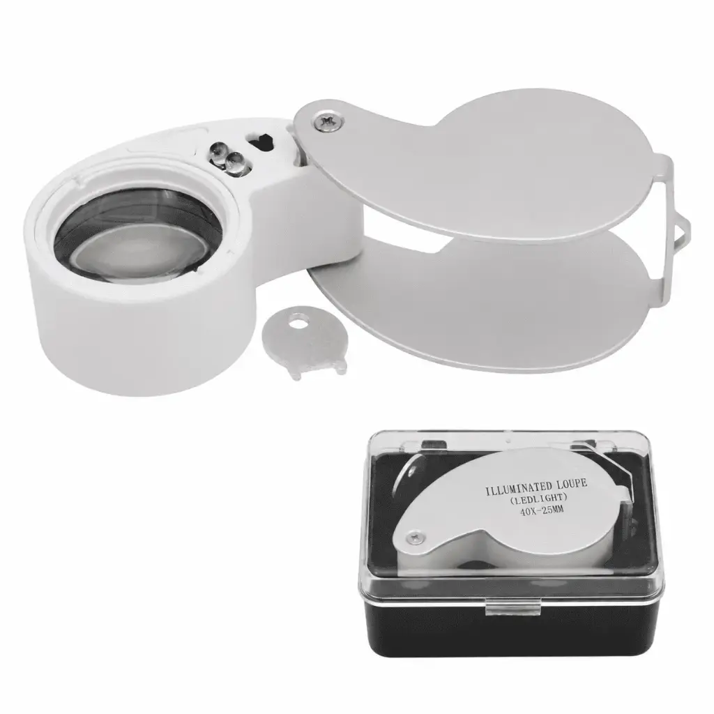 LED S-Shaped Jewelry Magnifier MGF-125