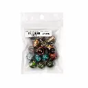 Vidrio hindu redondo 14mm mix VZM x 15 und