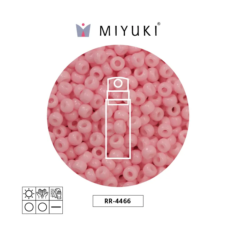 Mostacilla Miyuki rocalla 11/0 RR4466 opaco claro carnation duracoat x 10g
