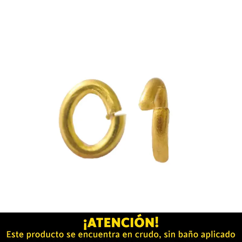 Argolla ovalada JR-0.7mm 4x3mm/R x kg