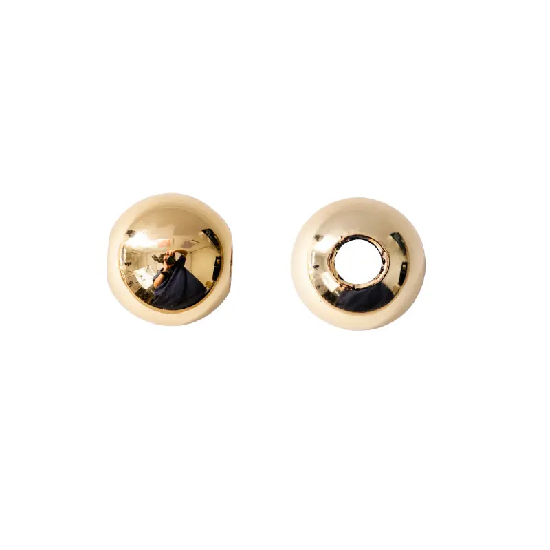 Separador plastimetal redondo 30mm DI: 9.5mm dorado x 6 und