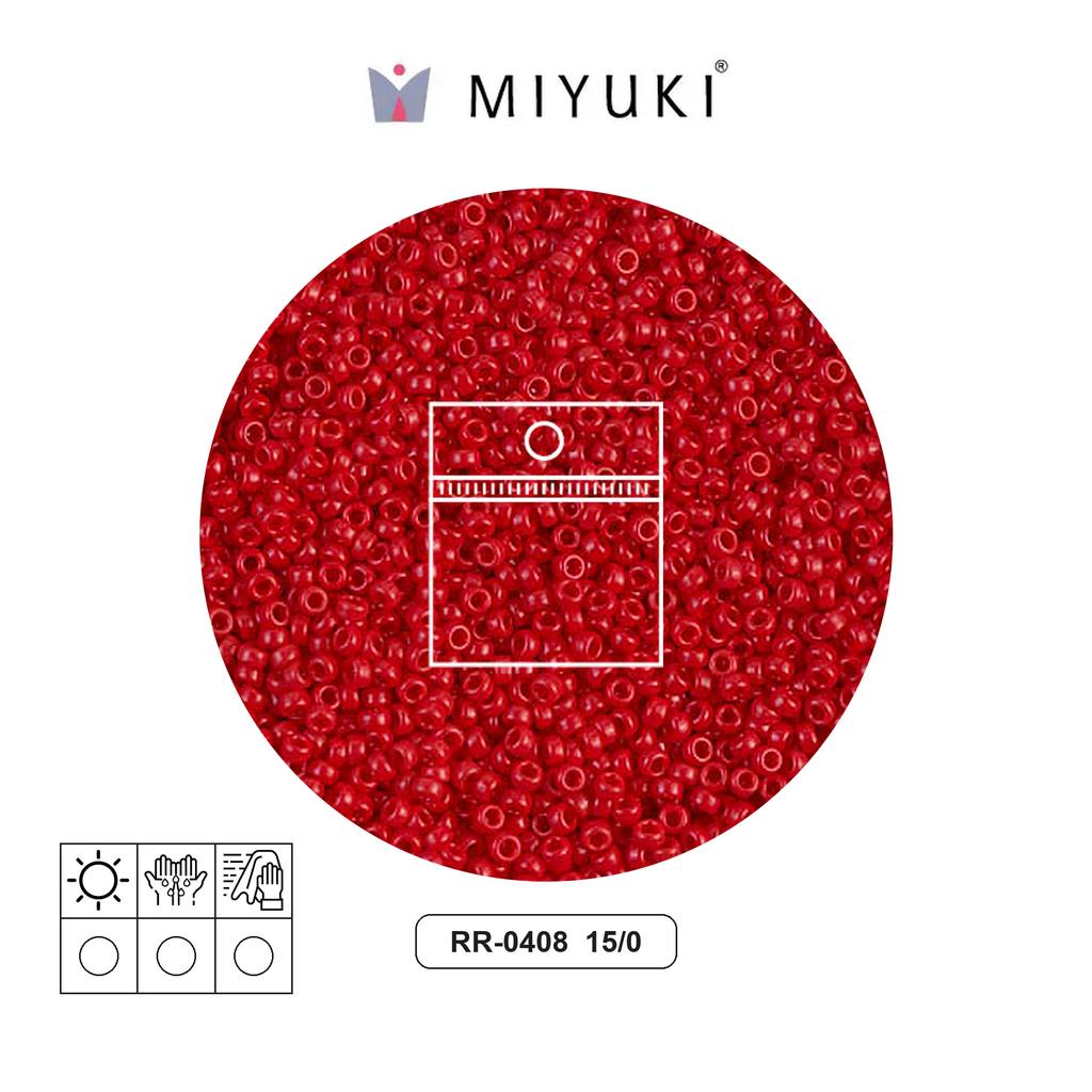 Mostacilla Miyuki rocalla 15/0 RR0408 opaco maroon x 10g