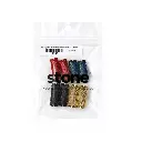 Acrilico rectangular 8x24mm mix1 x 8unds