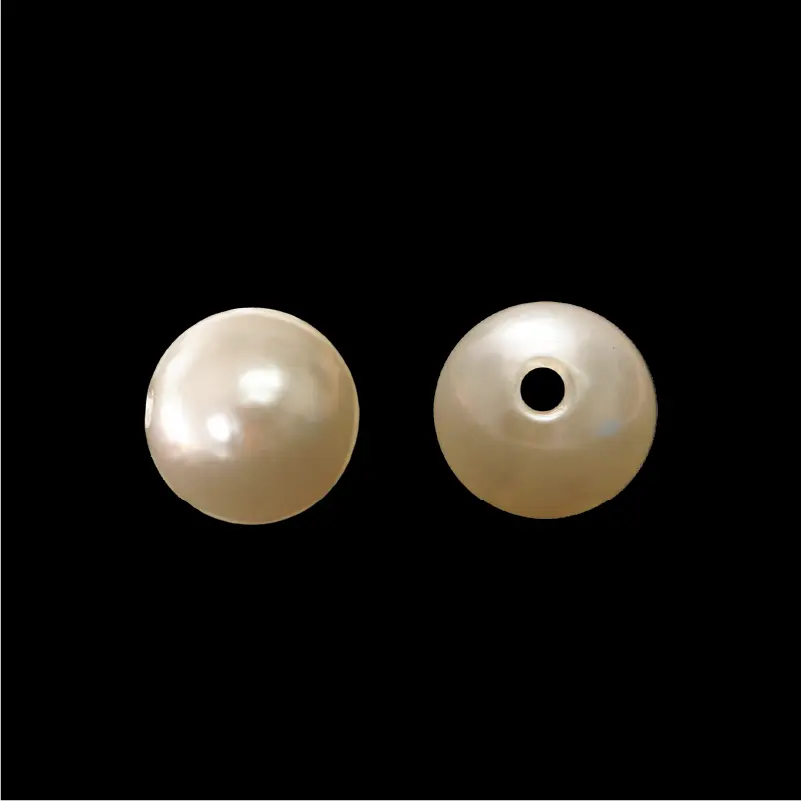 Perla sintética redonda 18mm beige x 1/4 libra