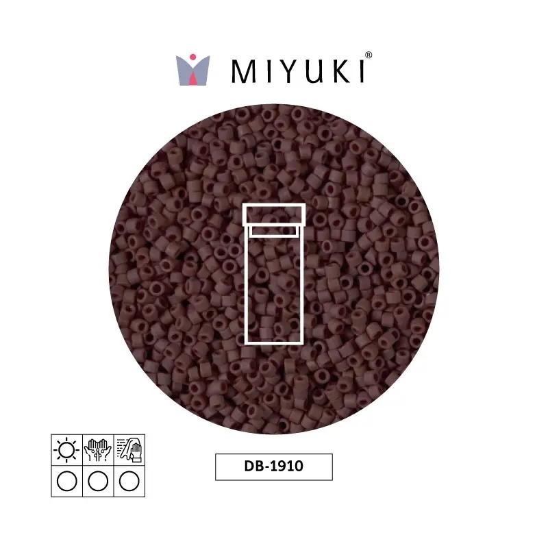 Miyuki delica 11/0 DB1910 opaco espresso x 3g