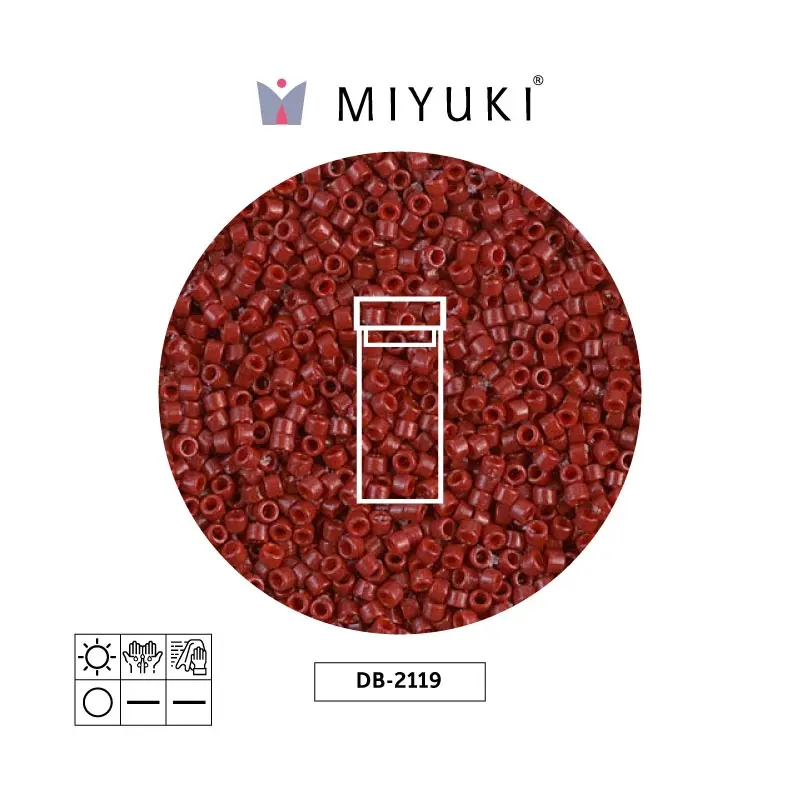 Miyuki delica 11/0 DB2119 opaque jujube x 3g