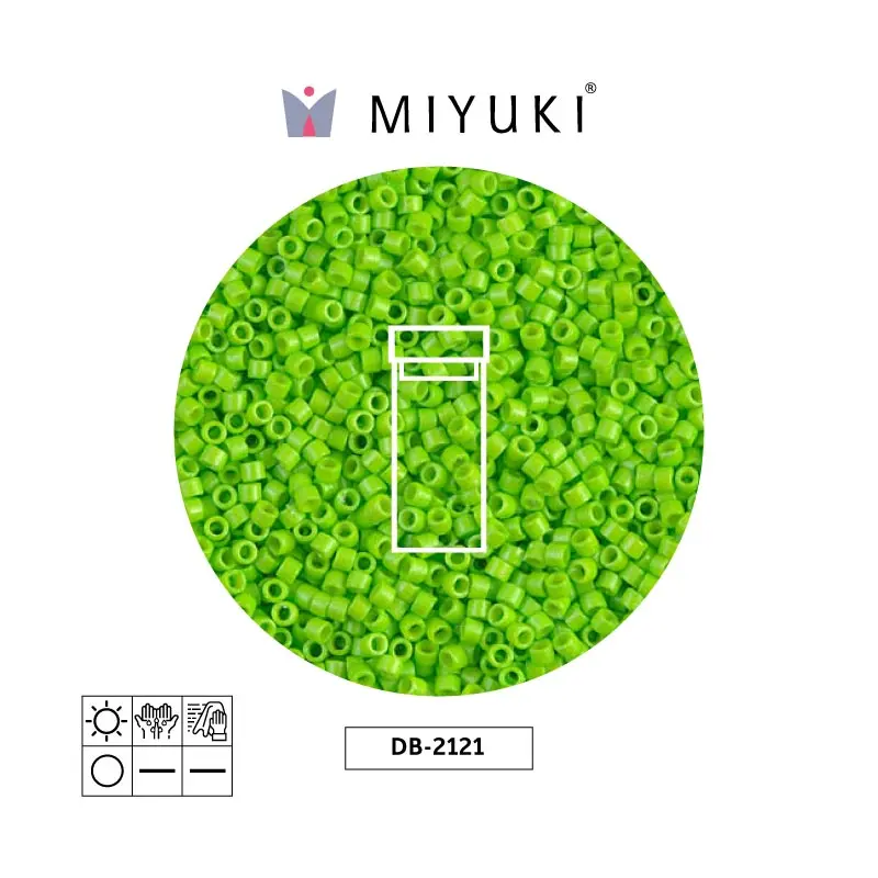 Miyuki delica 11/0 DB2121 Duracoat opaco teñido x 3g