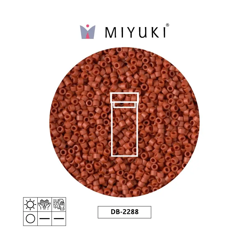 Miyuki delica 11/0 DB2288 opaq glazed sienna x 3g