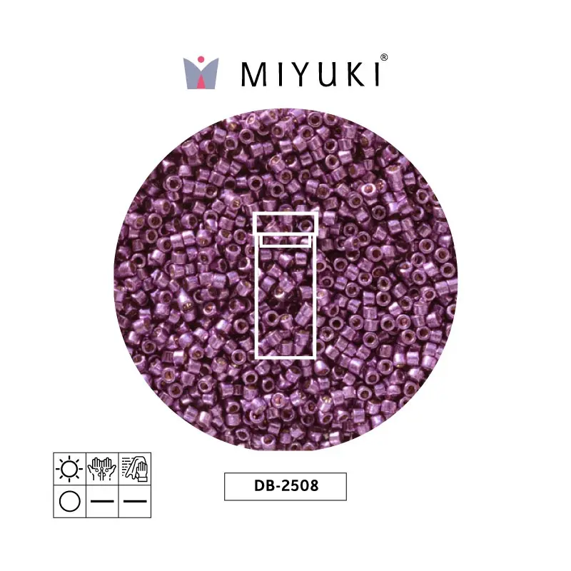 Miyuki delica 11/0 DB2508 duracoat galvanized purple orchid x 3g