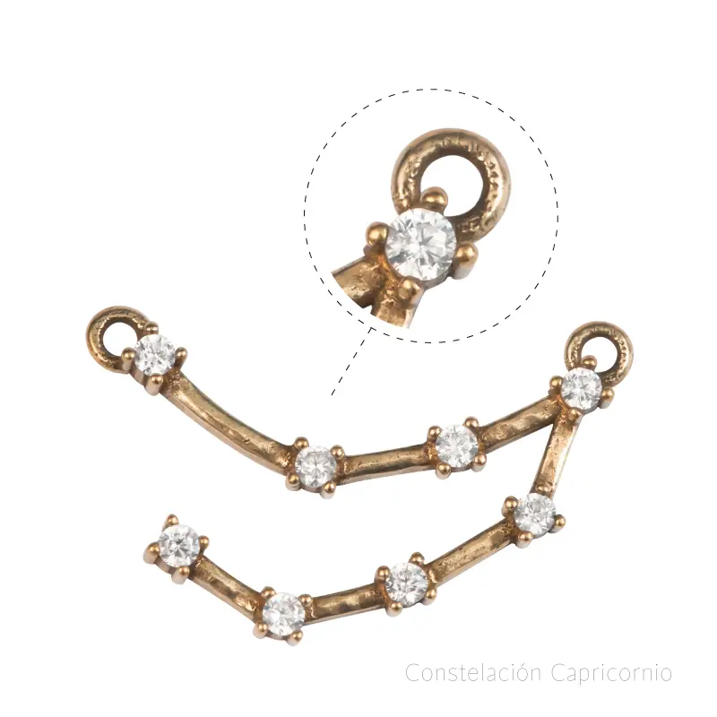 Dije micropave zodiaco capricornio/R x 10unds