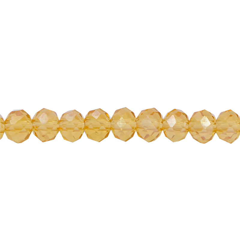 Murano rondela facetada 2mm Amatista 16 x 145unds
