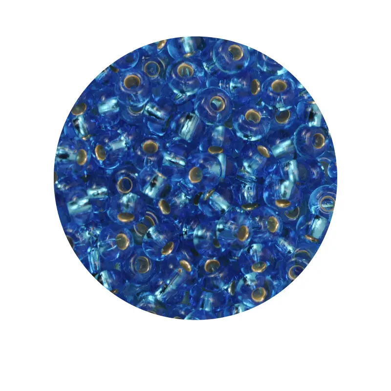 Mostacilla checa preciosa 4mm LP azul x 50g
